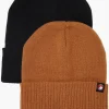 Canada Weather Gear 2 Pack Ribbed Hat - Brown