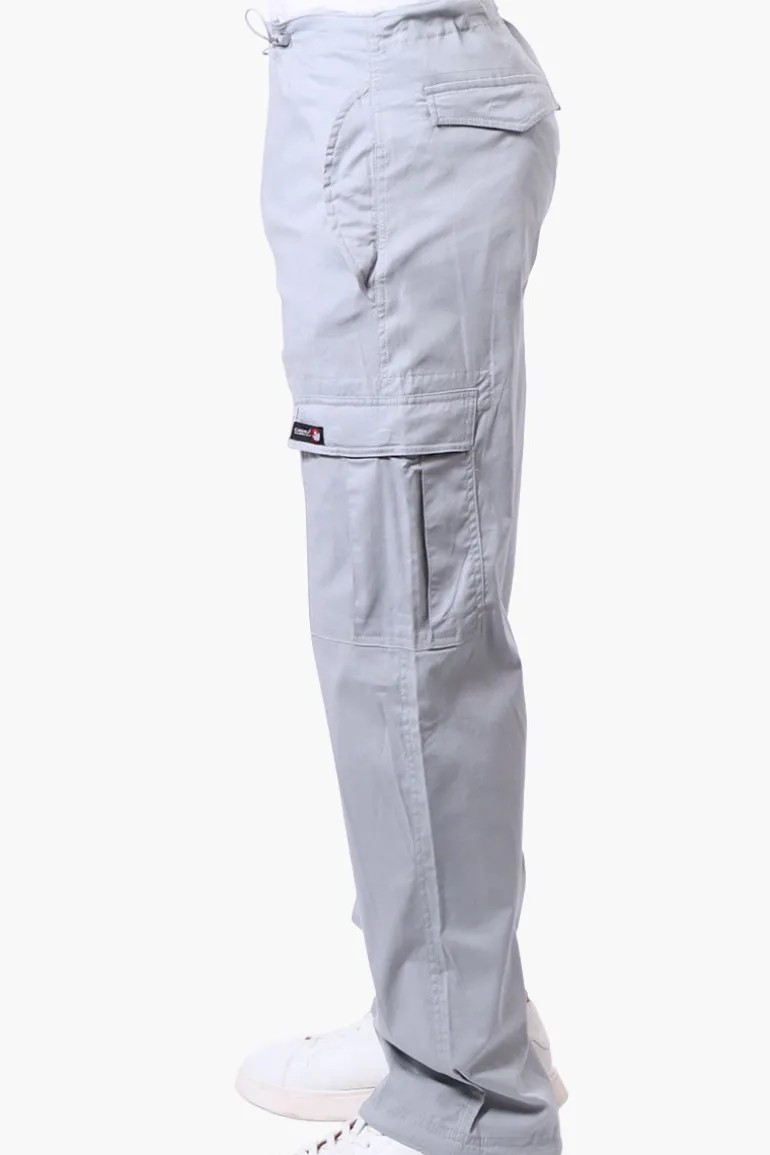 Canada Weather Gear Adventure Bound Drawstring Cargo Pants - Grey