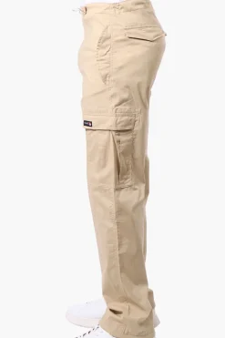 Canada Weather Gear Adventure Bound Drawstring Cargo Pants - Cream