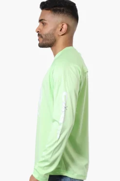 Canada Weather Gear Athletic Chest Logo Long Sleeve Top - Green