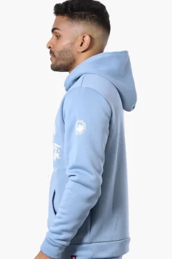 Canada Weather Gear Banff Print Hoodie - Blue