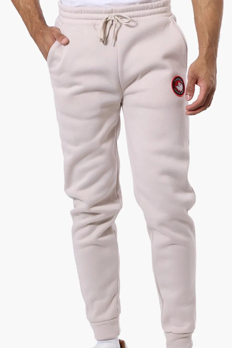 Canada Weather Gear Basic Tie Waist Joggers - Beige