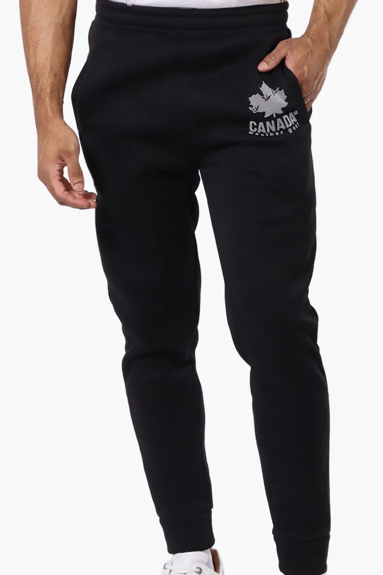 Canada Weather Gear Basic Solid Joggers - Black