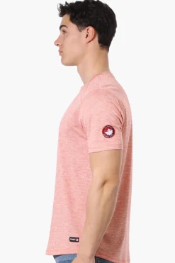 Canada Weather Gear Basic Henley Tee - Pink
