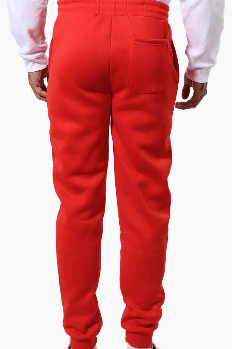 Canada Weather Gear Basic Tie Waist Joggers - Red