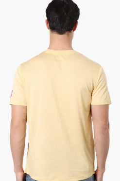 Canada Weather Gear Basic Henley Tee - Yellow