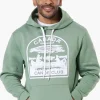 Canada Weather Gear Canoe Club Print Hoodie - Mint