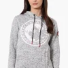 Canada Weather Gear Chest Logo Fleece Hoodie - Grey