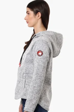 Canada Weather Gear Chest Logo Fleece Hoodie - Grey