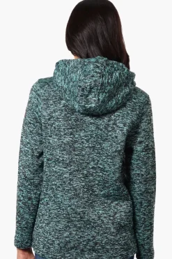 Canada Weather Gear Chest Logo Fleece Hoodie - Teal