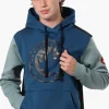 Canada Weather Gear Colour Block Hoodie - Navy