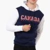 Canada Weather Gear Colour Block Hoodie - Navy