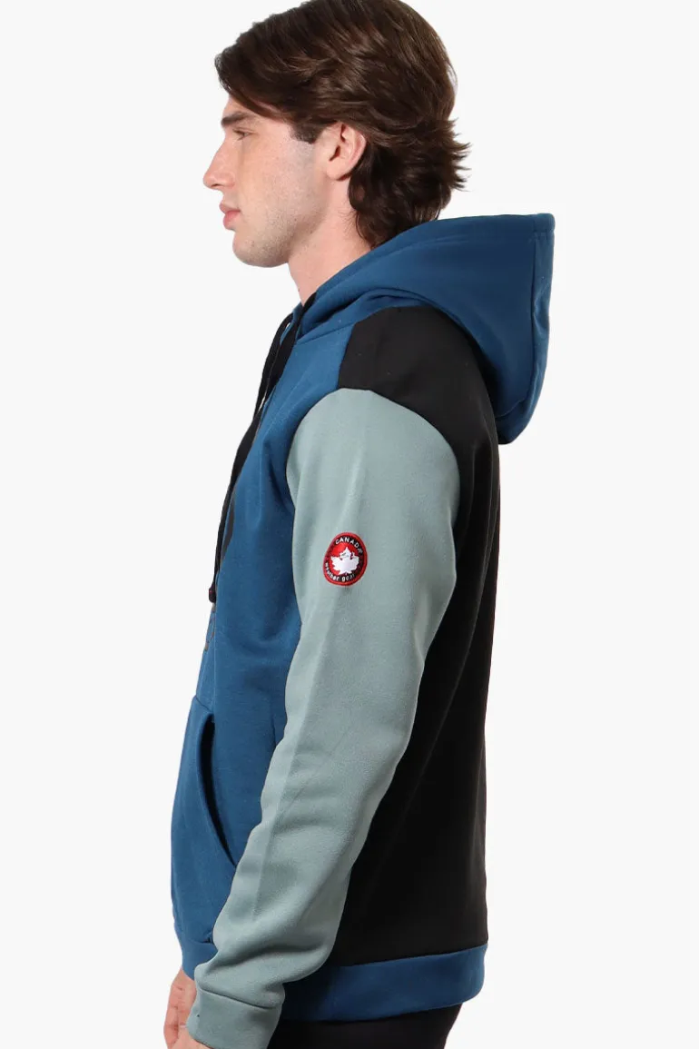Canada Weather Gear Colour Block Hoodie - Navy