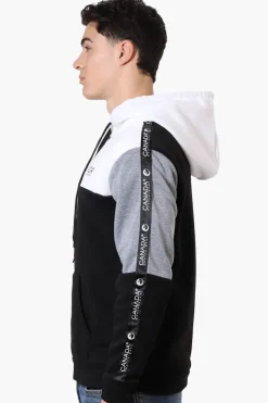 Canada Weather Gear Colour Block Sleeve Detail Hoodie - White