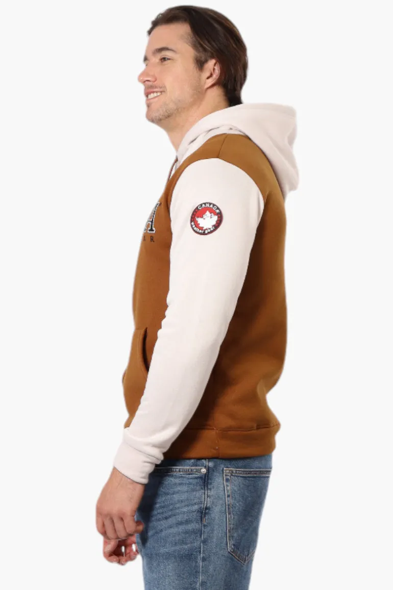 Canada Weather Gear Colour Block Hoodie - Brown