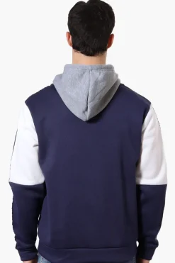 Canada Weather Gear Colour Block Sleeve Detail Hoodie - Grey