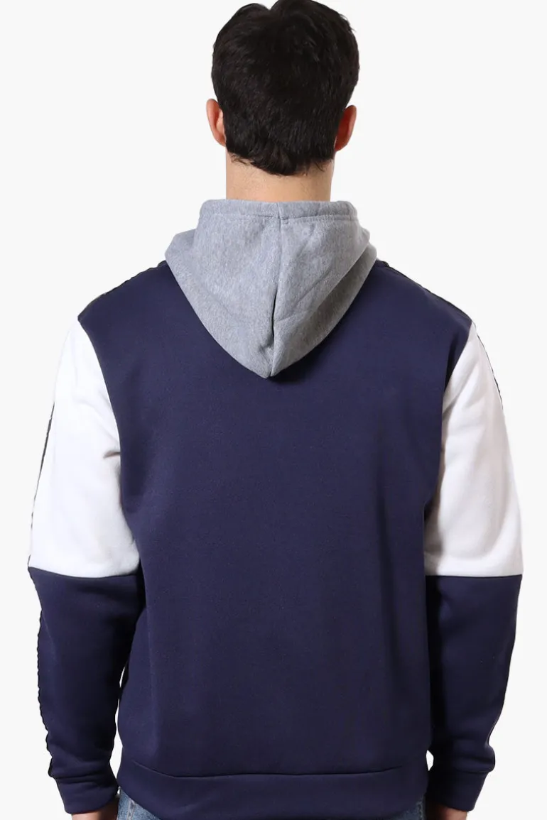 Canada Weather Gear Colour Block Sleeve Detail Hoodie - Grey