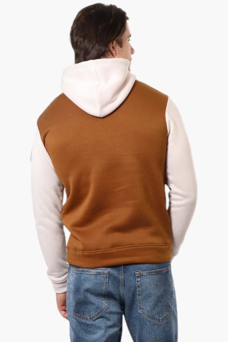 Canada Weather Gear Colour Block Hoodie - Brown