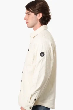 Canada Weather Gear Corduroy Casual Shirt - Cream