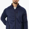 Canada Weather Gear Fleece Full Zip Lightweight Jacket - Navy