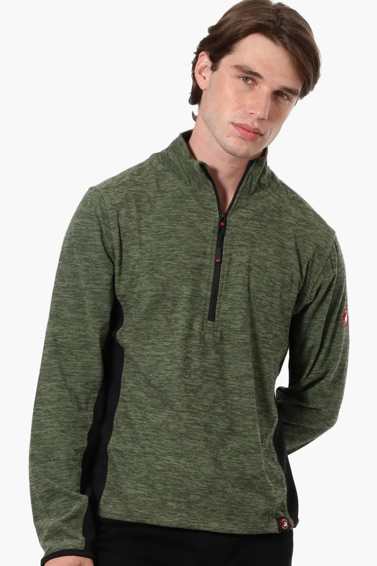 Canada Weather Gear Fleece Pullover Sweatshirt - Olive