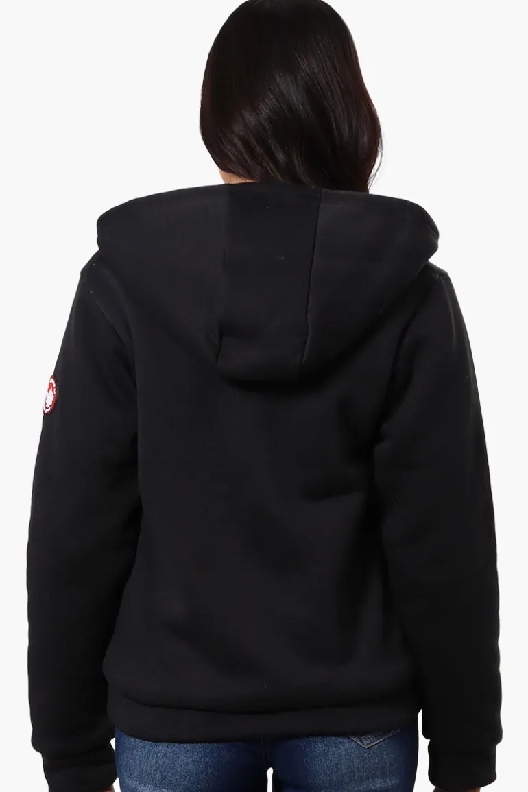 Canada Weather Gear Fleece Lined Zip Up Hoodie - Black