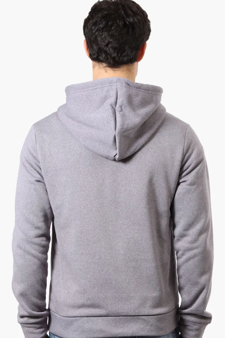Canada Weather Gear Fleece Lined Zip Up Hoodie - Grey
