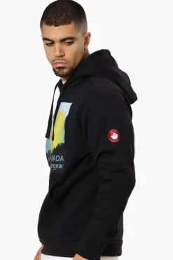 Canada Weather Gear Forest Graphic Hoodie - Black
