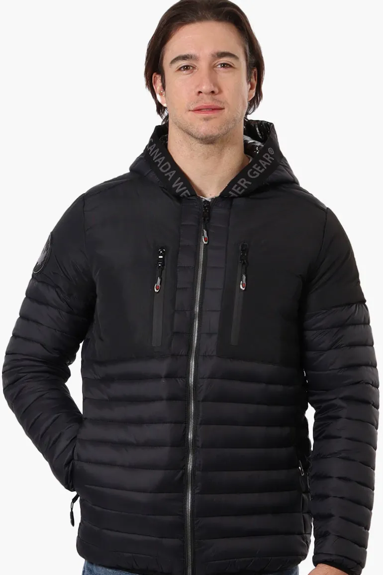 Canada Weather Gear Heat Retention Lining Bomber Jacket - Black