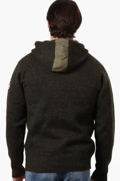 Canada Weather Gear Hooded Fleece Lined Lightweight Jacket - Olive