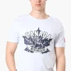 Canada Weather Gear Leaf Print Tee - Blue