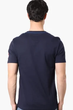 Canada Weather Gear Leaf Print Tee - Navy