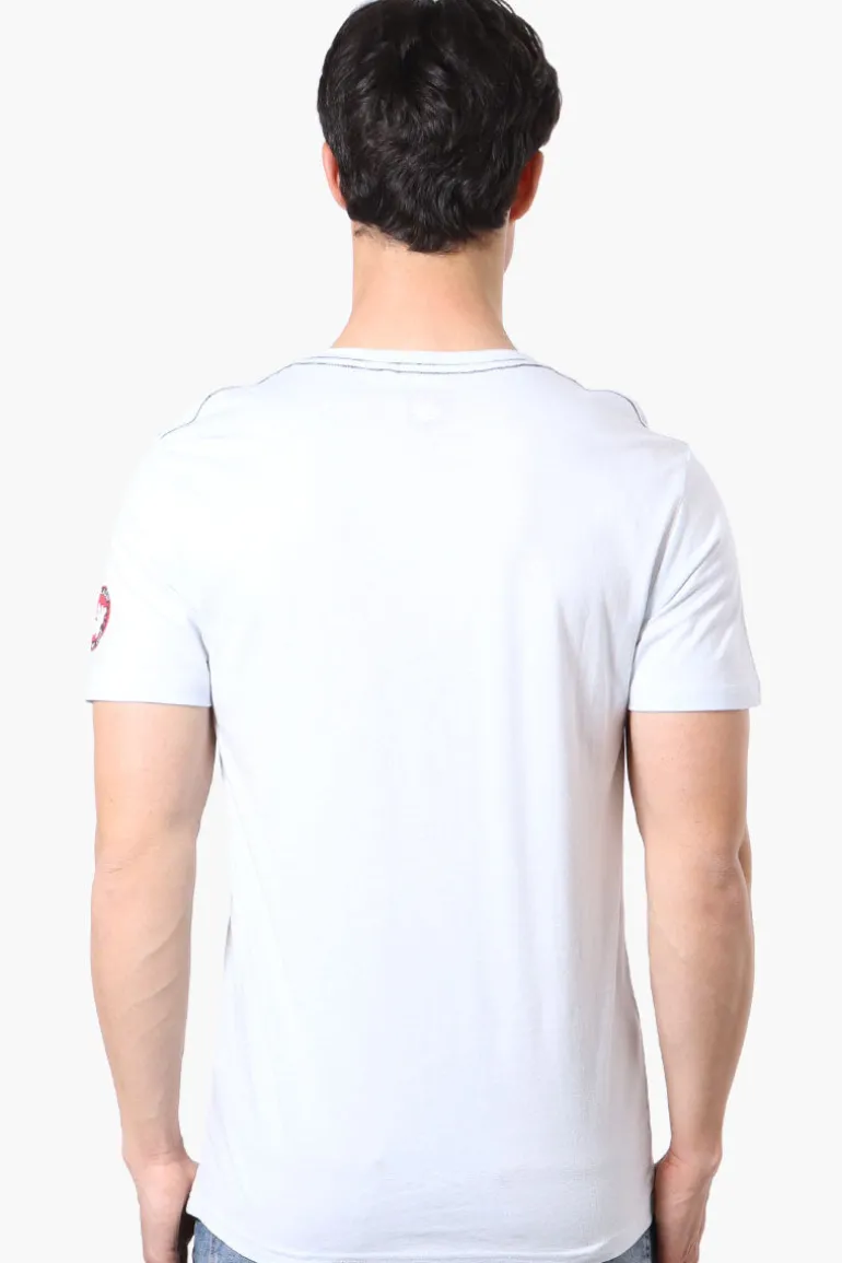 Canada Weather Gear Leaf Print Tee - Blue