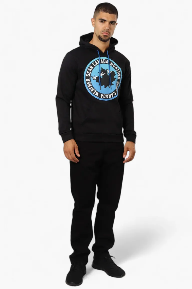 Canada Weather Gear Logo Print Hoodie - Black