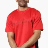 Canada Weather Gear Mesh Crew Neck Tee - Red