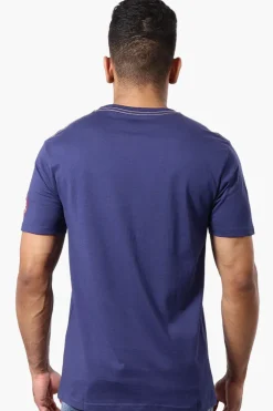 Canada Weather Gear Mountain Print Tee - Navy