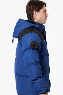 Canada Weather Gear Mouton Lined Bomber Jacket - Blue
