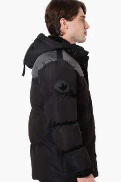 Canada Weather Gear Mouton Lined Bomber Jacket - Grey