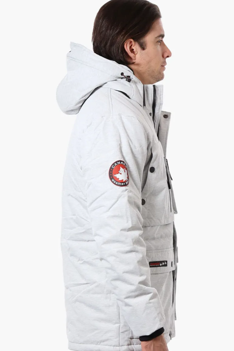 Canada Weather Gear Mouton Lined Parka Jacket - White