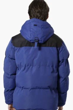 Canada Weather Gear Mouton Lined Bomber Jacket - Blue