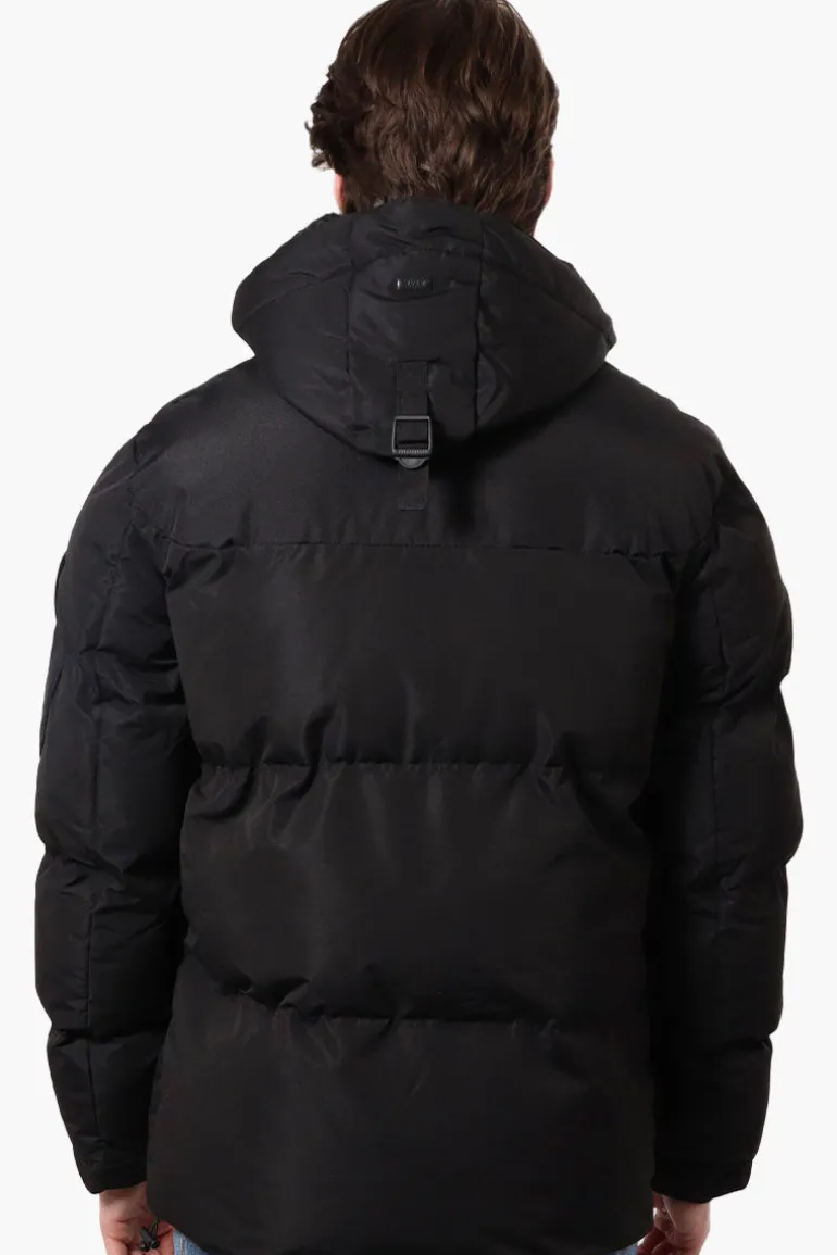 Canada Weather Gear Mouton Lined Bomber Jacket - Black