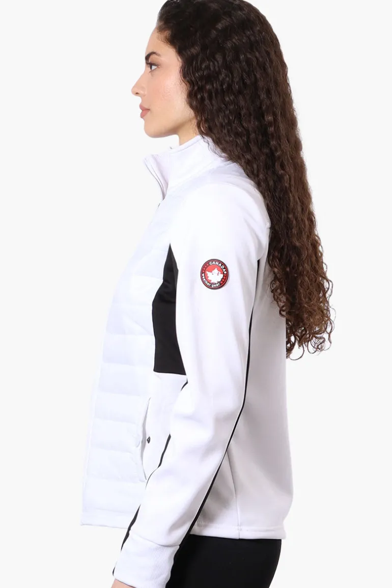 Canada Weather Gear Nylon Puffer Lightweight Jacket - White