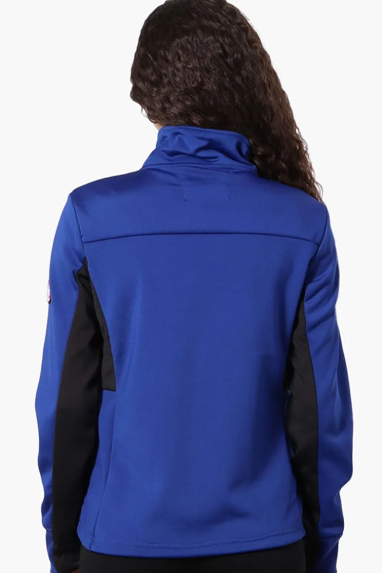 Canada Weather Gear Nylon Puffer Lightweight Jacket - Blue