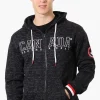 Canada Weather Gear Patterned Chest Logo Hoodie - Black