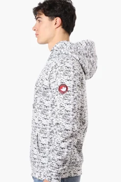 Canada Weather Gear Patterned Embroidered Hoodie - White