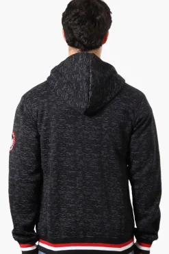 Canada Weather Gear Patterned Chest Logo Hoodie - Black