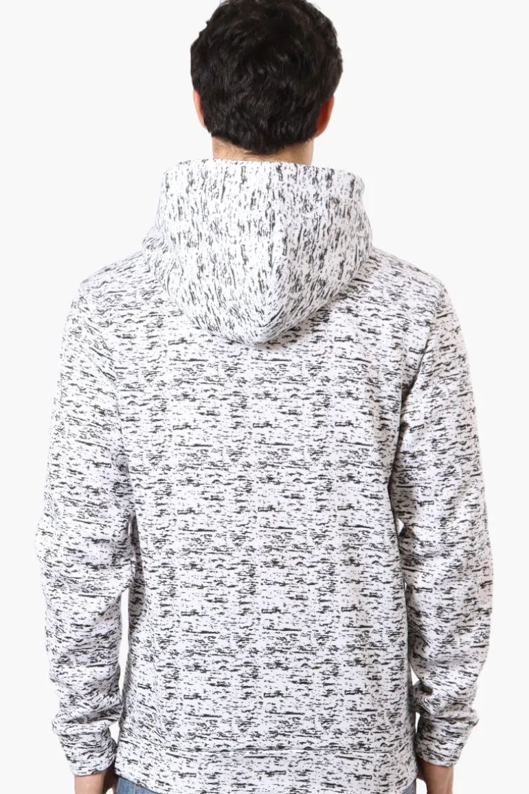 Canada Weather Gear Patterned Embroidered Hoodie - White