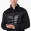 Canada Weather Gear Quilted Fleece Puffer Lightweight Jacket - Black