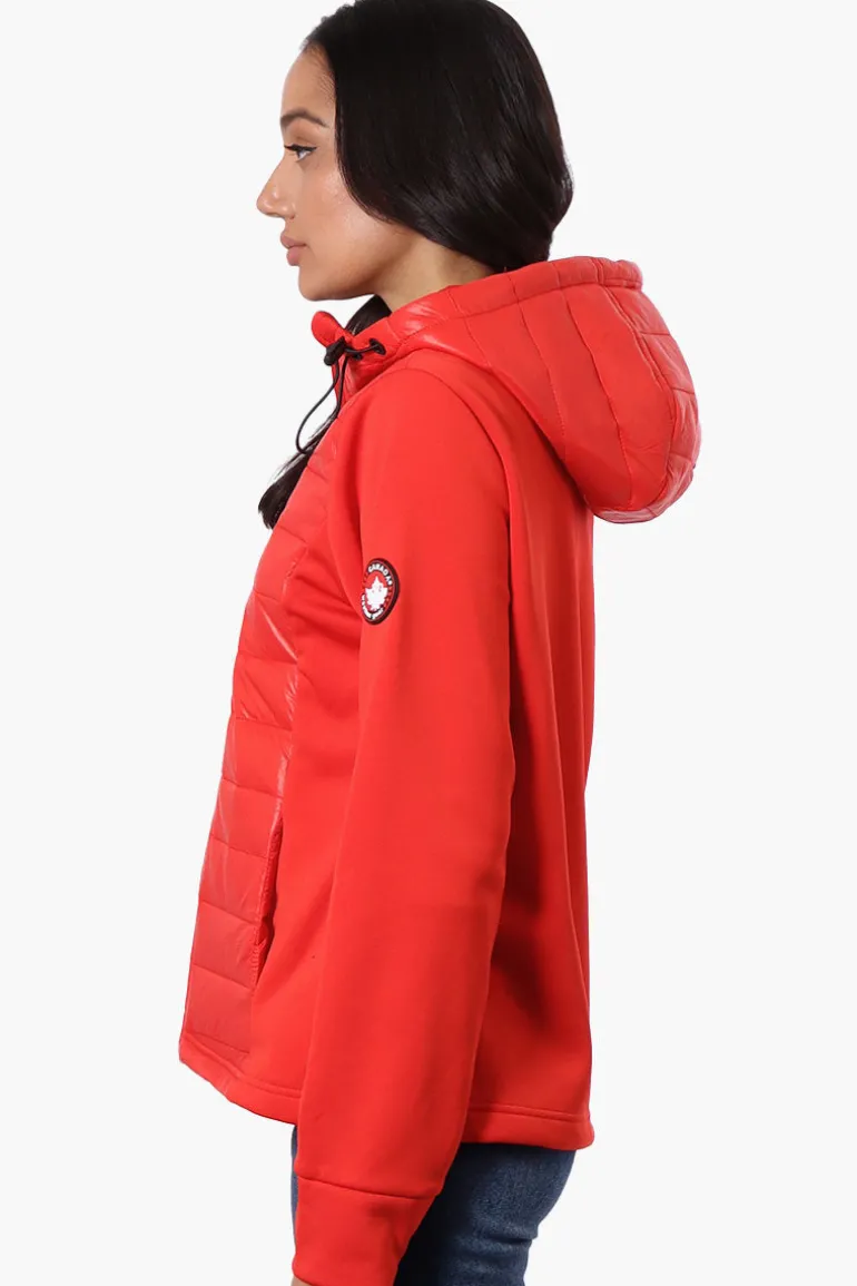 Canada Weather Gear Quilted Nylon Lightweight Jacket - Red