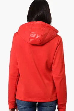 Canada Weather Gear Quilted Nylon Lightweight Jacket - Red